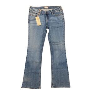 Tilt Light Wash Low Rise Flare Jeans